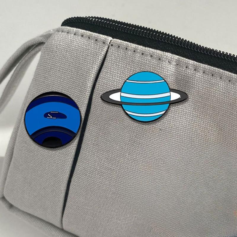 Mix 9pcs/set Creative Cartoon Planetary Planet Series Enamel Pin Brooches for Lapel Pins Badge on Backpack Clothing Accessories