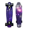 Colorful Children's Kick Skateboard - Fish Type Plastic, Four Wheels, for Street Surfing and Commuting