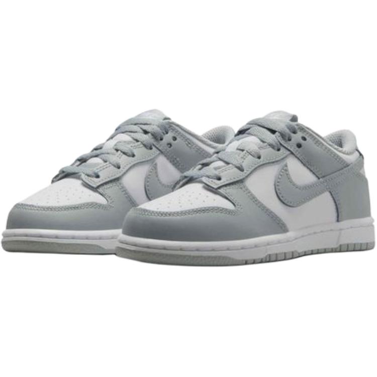 Nike Dunk Low PS Světle šedé dětské tenisky Bílé FB9108-123