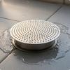 LowProfile Drain Insert Flat Top Stainless Steel Hair Strainer