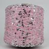 Hand-Knitted Bright Cotton Yarn with Sequins, 3MM+6MM, Combed and Fancy