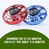 Magic UFO Flying Orb Ball Toy Rechargeable UFO Flying Spinner with Lights Mini Drone Aircraft Toy LED UFO Type Toy Kid Gift