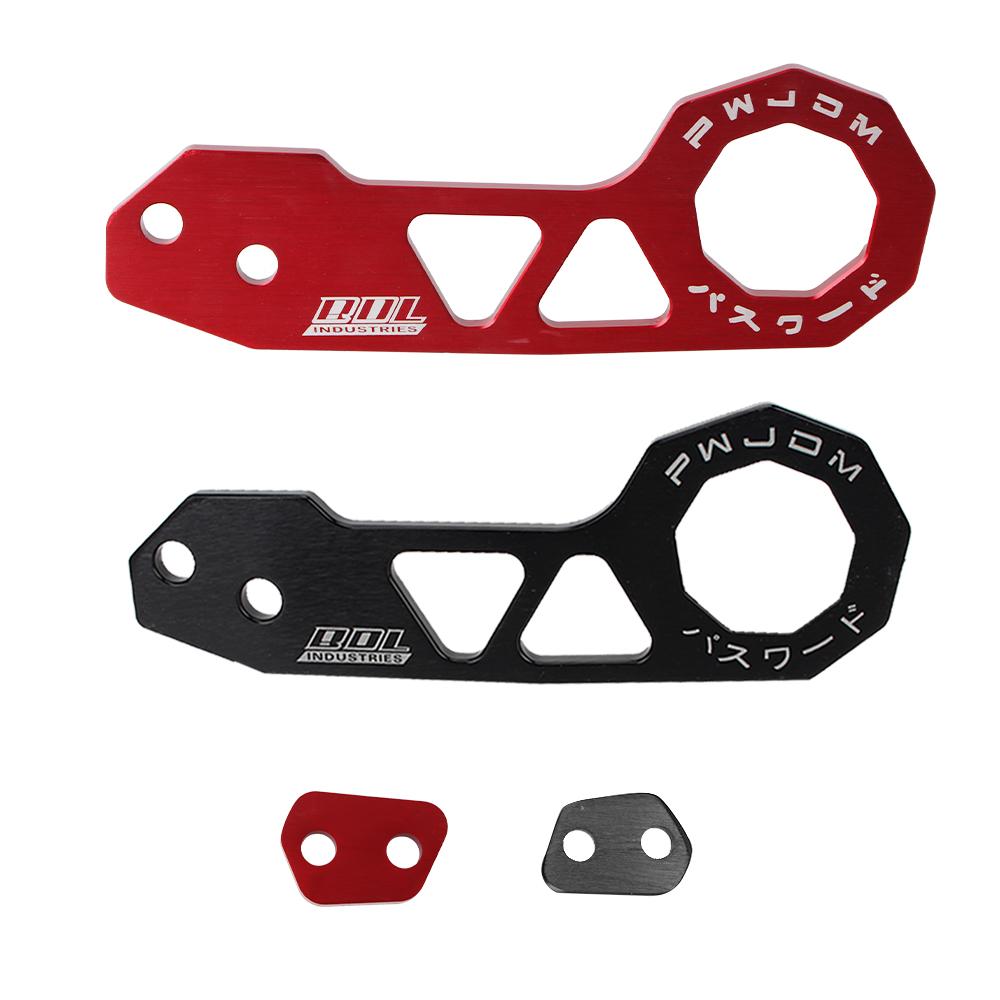 Car Auto Rear Bumper Car Front Trailer Hook Universal Towing Tools for JDM Aluminum Alloy AK-8108 Car Accessories Rhombic Towbar
