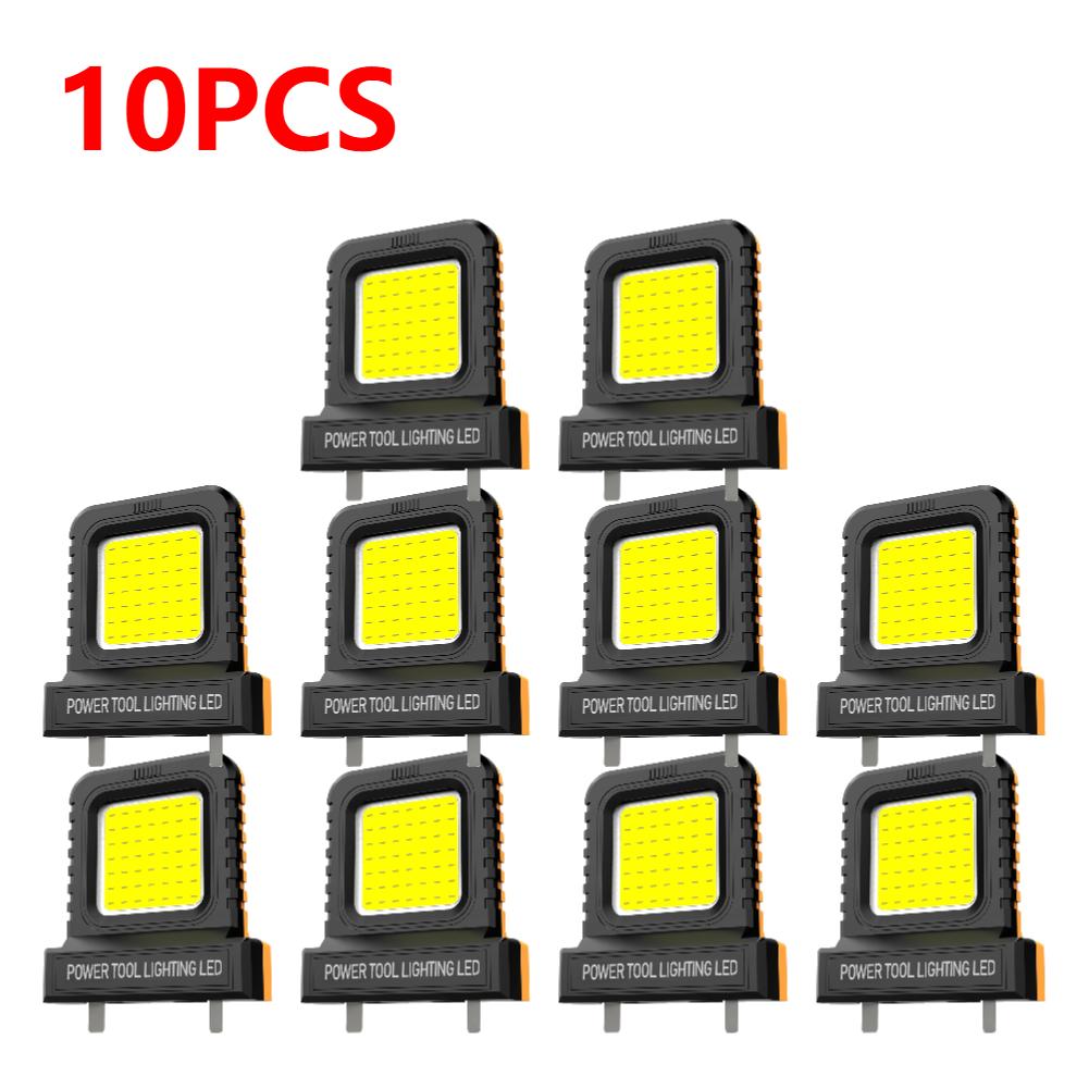 1-10PCS LED Power Tool Parts For Makita For Milwaukee For Bosch For DeWALT For Parkside For Hitachi Lithium Battery Work Lamp