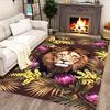 Lion Family In The Forest for Living Room Rug, BedRoom Rug, Study Room Rug, Hallway Decoration, Perfect for Home Decoration or Holiday Gifts
