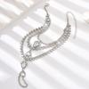 1PC Fashion Multi layer Copper Claw Chain Water Drop Foot Chain Outdoor Tourism Beach Banquet Party Festival Gift-806011