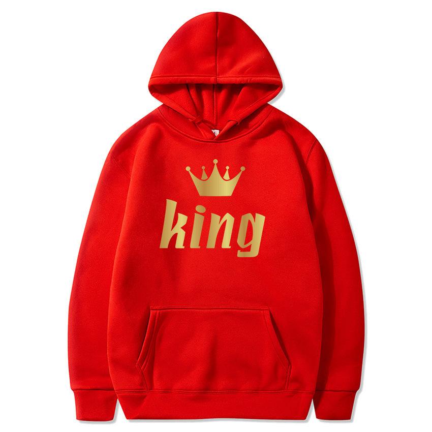 2025 Autumn and Winter Pullover Hoodie Sweater Fashionable Gold Letter Men and Women Couple Sweater One Generation