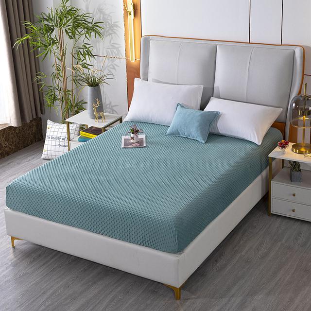 Přehoz na postel Hřejivý plyšový Prostěradlo s gumou Prostěradlo s gumou Silný Pro jednolůžko Dvojlůžko Queen King Postel