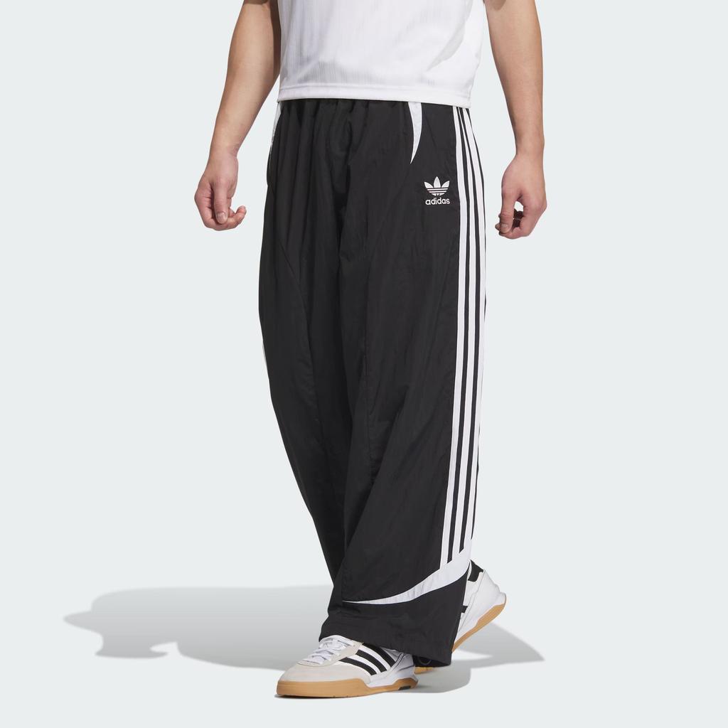 Adidas Originals Adicolor Adicool FW24 BC TP Striped Loose Fit Drawstring Sports Pants Men Bottoms Black JL8355