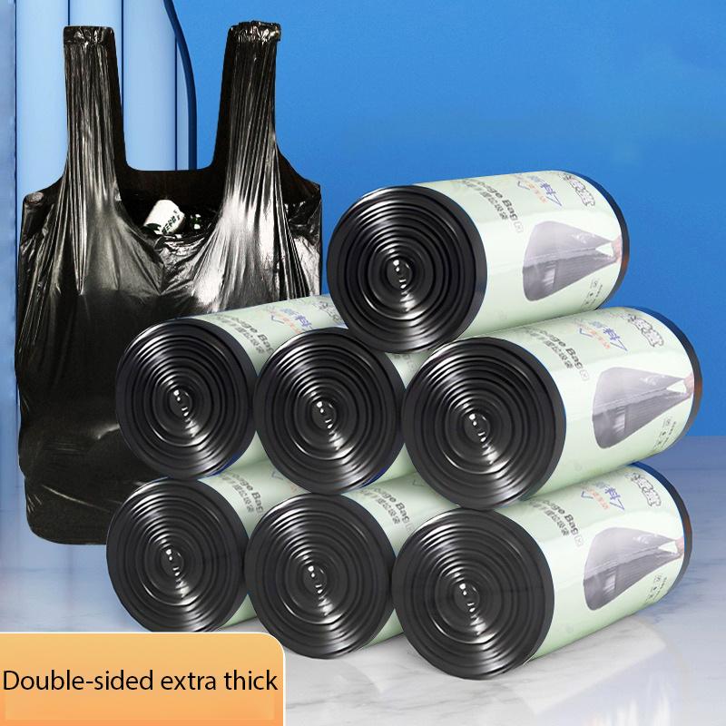 Household Portable Garbage Bag Point Break Vest Plastic Bag Kitchen Dormitory Living Room Bedroom Garbage Bag