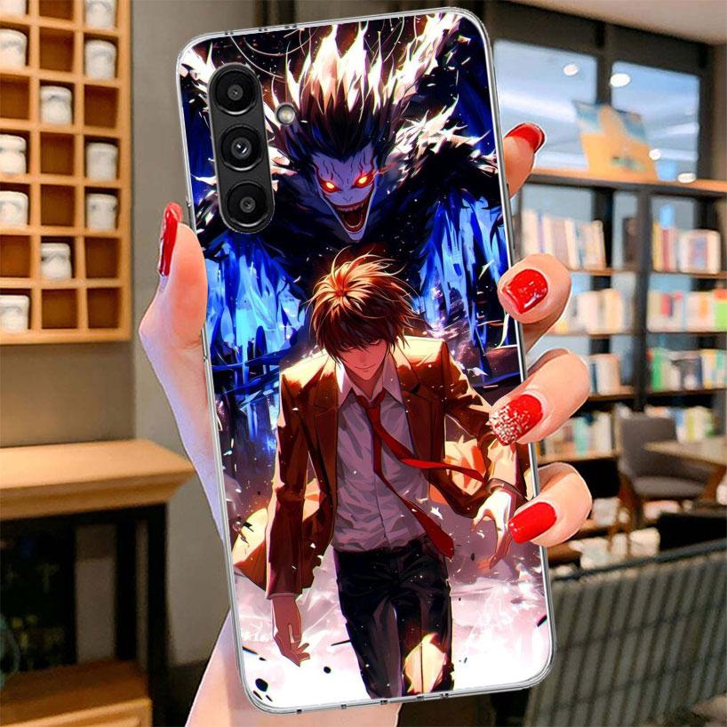 N-Note D-Death Anime Ryuk Phone Case For Samsung Galaxy A17 A37 A57 A16 A26 A36 A56 A15 A25 A35 A55 A14 A24 A34 A54 A13 A23 A33