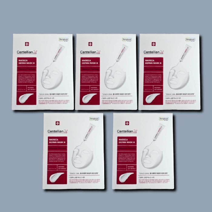 CENTELLIAN24 Madeca Derma Mask 3 Intensive Formula 10 Sheets (5 Boxes) (41940386) 5 boxes of 10 sheets