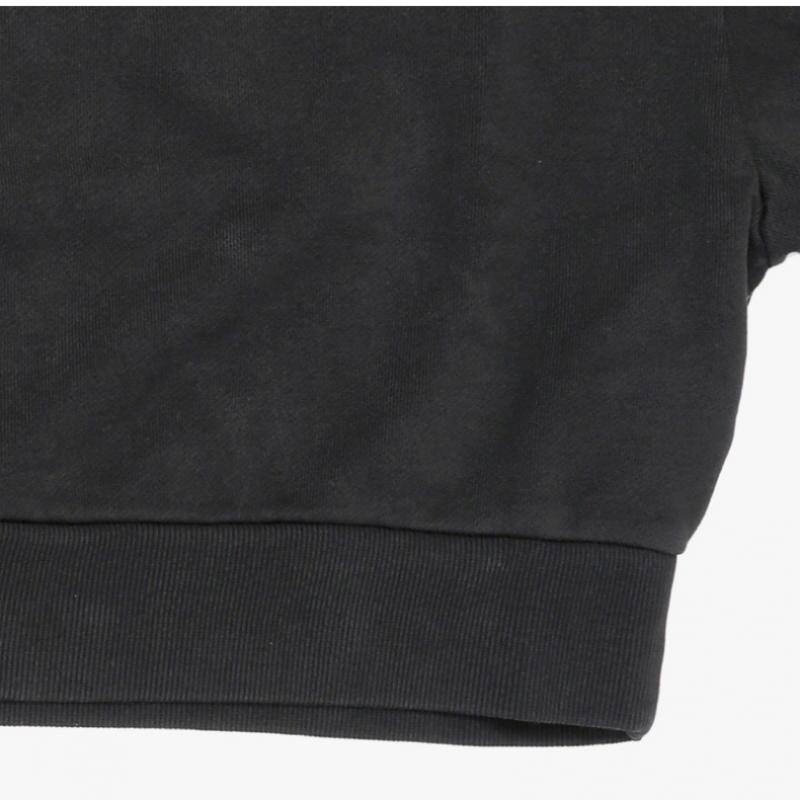 Entire Studio Es2126wb  Box Crew Attached Black  Box Universal Sweatshirt