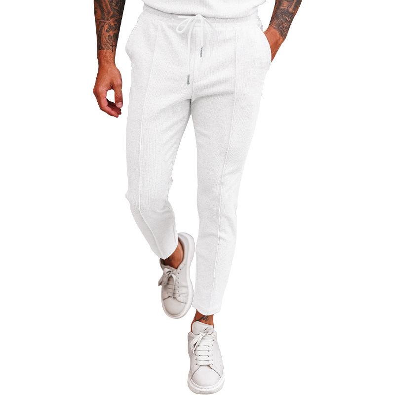Men's Cargo Style Drawstring Trousers