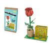 3D Wooden Puzzle Rose In a Pot 92 Pieces
