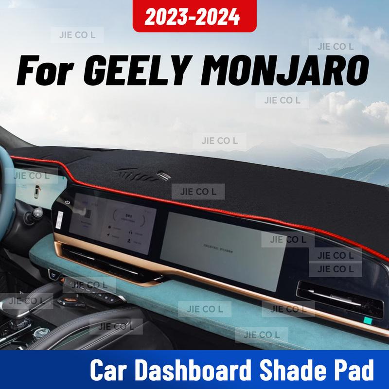 For GEELY MONJARO  2024 Car Dashmat Anti-UV Dashboard Cover Dash Mat Sunshade Auto Sun Mat Carpet Protective Accessories