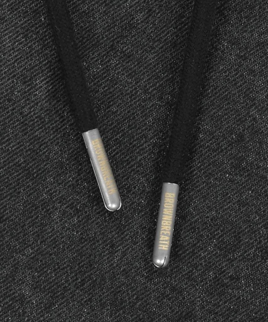 Brownbreath Denim Hood Zip Up - Black