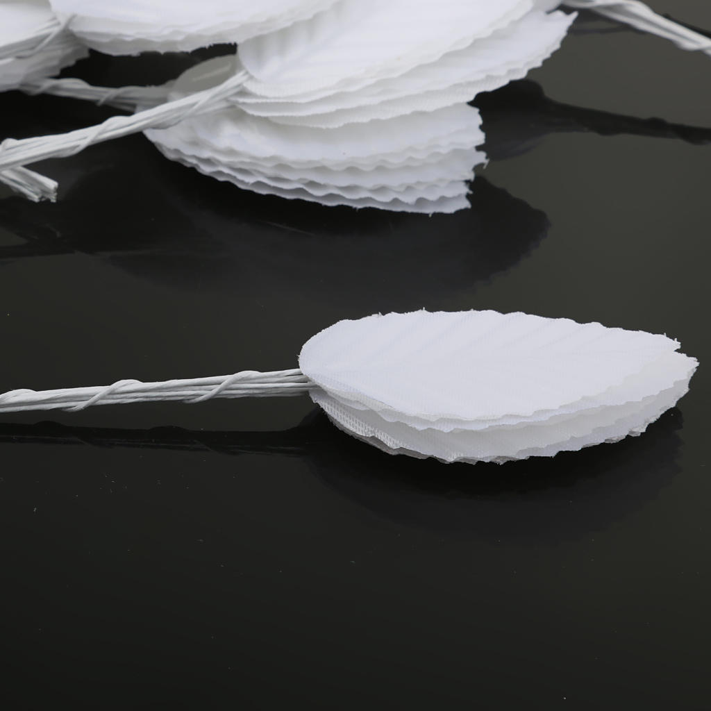 200pcs Artificial Silk Rose Leaves Bouquets Wedding Buttonhole DIY