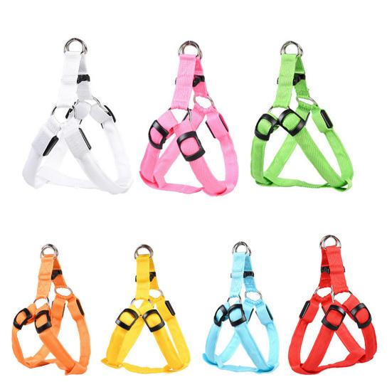 LED Pet Harness USB Rechargeable Light Up Dog Harness 3 Lighting Modes Adjustable Glow-in-The-Dark Safety Vest for Night Walking Medium Large Dogs