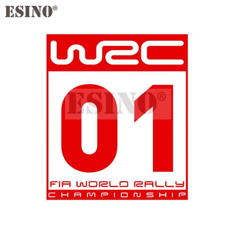 Nuovo Stile Auto Decalcomanie Decorative Creative per Auto WRC FIA World Rally Championship Vinile per Portiere Auto Decalcomanie per Carrozzeria Auto