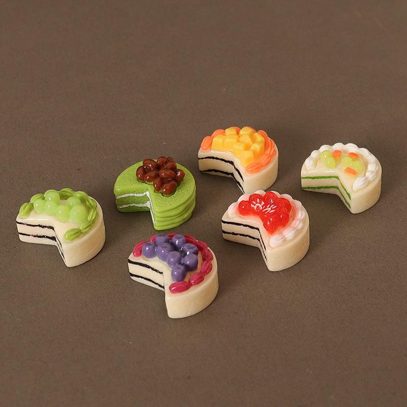 1Set 1:12 Puppenhaus Miniatur Kuchen Kaffee Gabel Tablett Lebensmittel Modell Küche Dekor Spielzeug Puppenhaus Zubehör