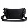 Saszetka nerka czarna męska damska na ramię miejska wodoodporna elegancka stylowa 4 l arctic hunter y00569black
