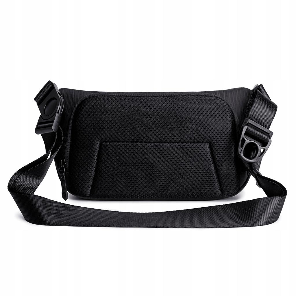 Saszetka nerka czarna męska damska na ramię miejska wodoodporna elegancka stylowa 4 l arctic hunter y00569black