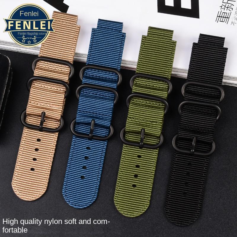 Canvas-Uhrenarmband 18mm für CASIO PRG-260/550PRW-3500/2500/5100 Box AE1200/1300 W-219 Modifiziertes Nylon-Uhrenarmband Herrenarmband