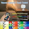2024 Innovative USB Rechargeable Magnetic Wall Lamp with Remote Control - Three-Color Dimmable Night Light