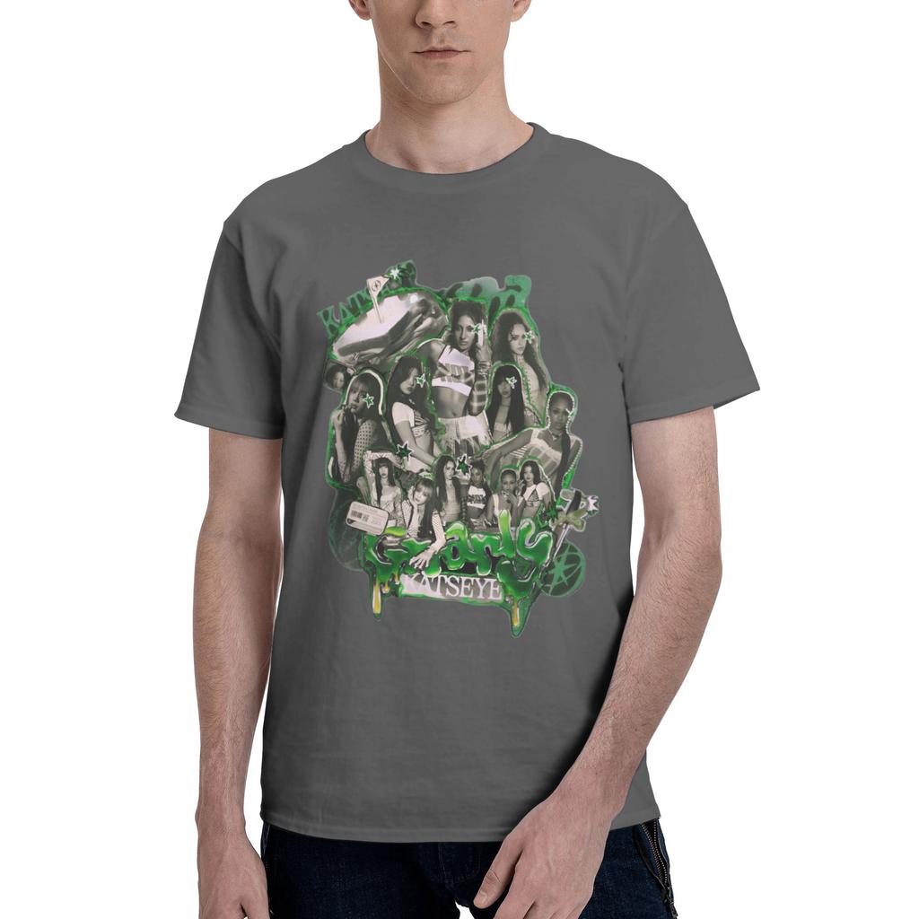 Custom Cool Kkatseyes T Shirt Unisex Short Sleeves Pure Cotton Tshirt Leisure Girl Group Tees Tshirt