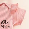 Set Estivo per Bambina: Top a Coste, Pantaloncini a Quadri e Fascia - 'La Mamma è la Mia Migliore Amica'