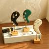 Charms Earring Display Stand Microfiber Stud Jewelry Organizer Storage Ear Clip Holder  Counter