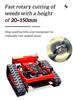 Self-Propelled Remote Control Mower: Tracked Weeder for Overgrown Lawns In Southeast Asia