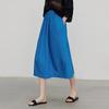 Chuyu Women's Pleated A-line Midi Skirt