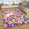 3D Cute Unicorn Cartoon Animal Carpet Rug for Home Living Room Bedroom Sofa Doormat Decor,Child Play Area Rug Non-slip Floor Mat