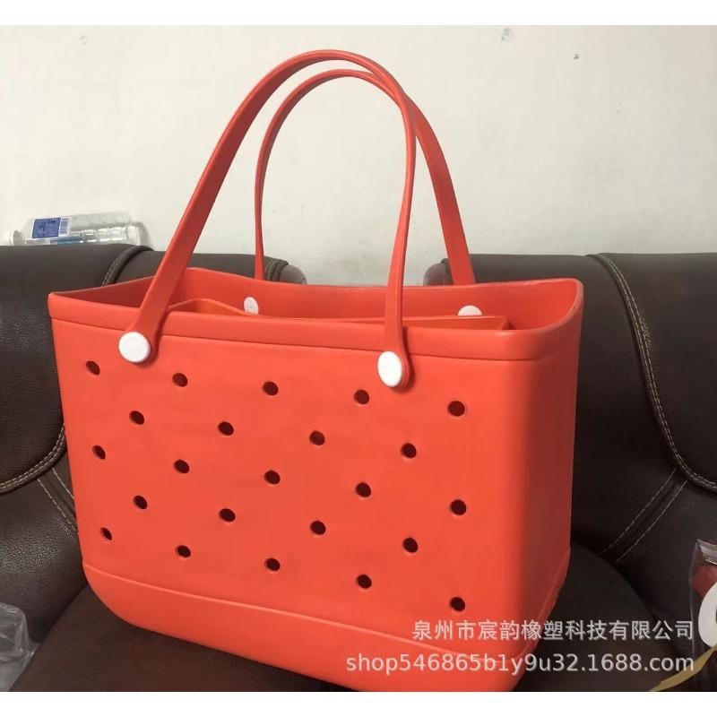Borse estive carine con buchi Borsa a spalla in EVA Borsa da spiaggia mini in gelatina DIY Borsa a tote