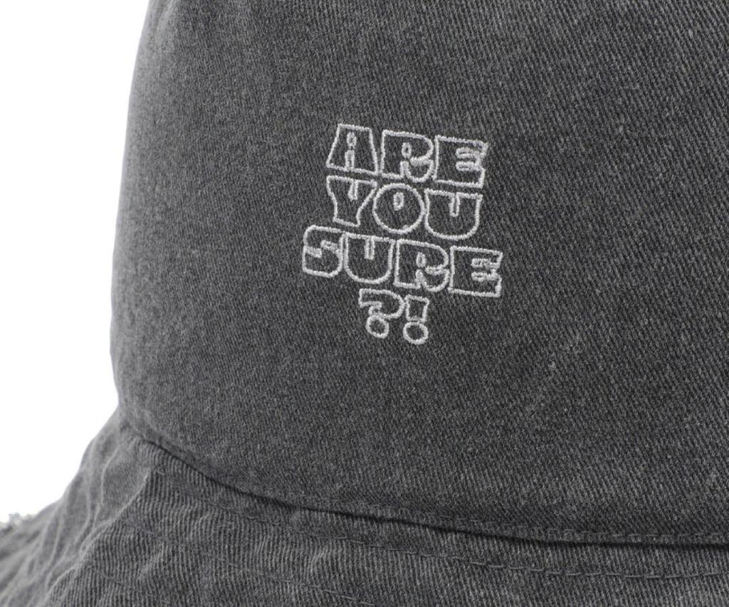 [USED] Igemaja [Are You Sure?!] Bucket Hat (Grey)