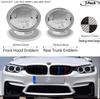 2 STK Frontpanser og bagasjerom bak (82 mm og 74 mm) Merke Emblem 51148132375