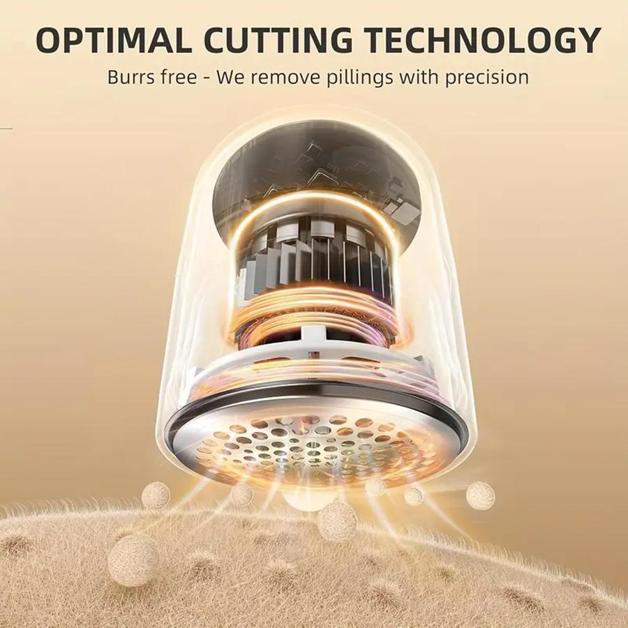 ortable Electric Hair Remover, USB Charge, Digital Display, Trimmer for Clothes & Bedding, Home & Travel