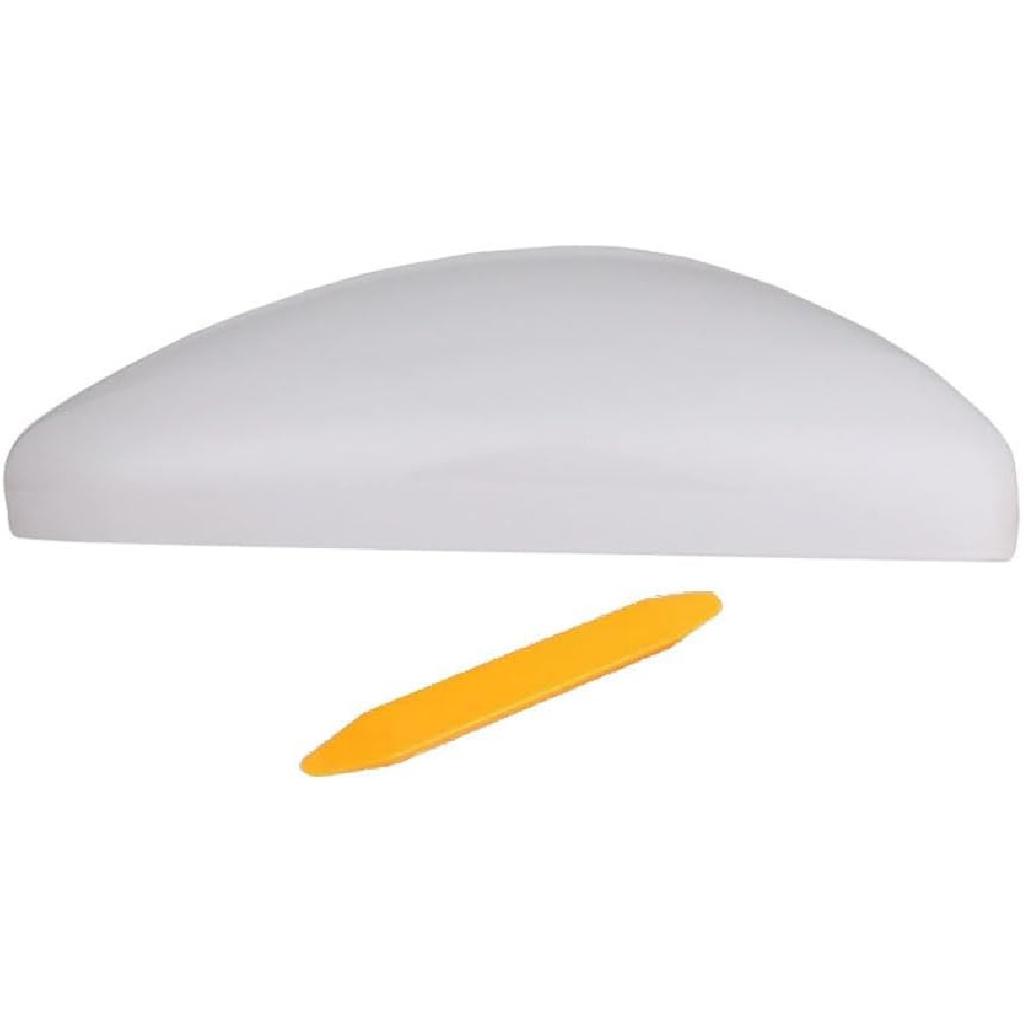 Right Passenger Side Mirror Cover Replacement Compatible With Volkswagen Jetta 2024 Rearview Mirror Cover Without Turn Signal (Black right)