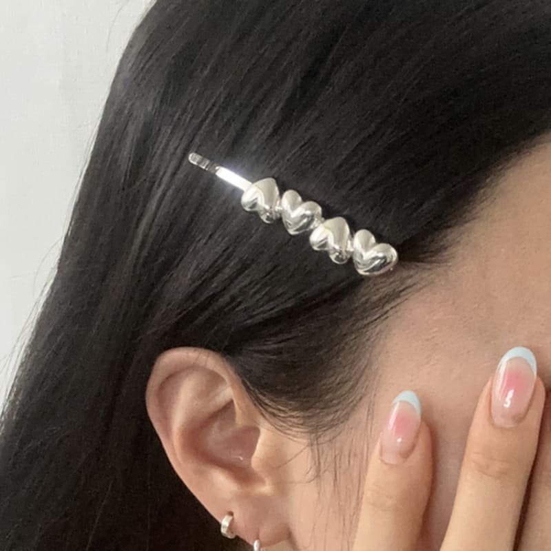 

mosxe [Mosxe] Many heart hair pin (1ea) silver