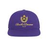 ROND&DEMARRER [Unisex] Classic Embroidered Snapback (Purple)