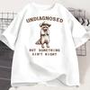 Undiagnosed But Something Ain't Right T Shirt Women Funny T-Shirt Silly Graphic Harajuku Sleeve Harajuku Short Sleeve Casual