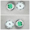 4 stuks 60mm Alfa Romeo quatrefoil groene auto Wiel Center Naafdop en Wiel stofdicht Badge embleem covers