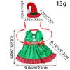 Weihnachtselfen Kostüm Weinflasche Set Dekorative Ornamente Weihnachten Niedlich Rotwein Set Tischatmosphäre Dekoration Requisiten