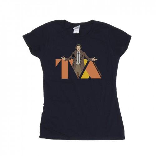 

Marvel Womens/Ladies Loki TVA Pose Cotton T-Shirt білий