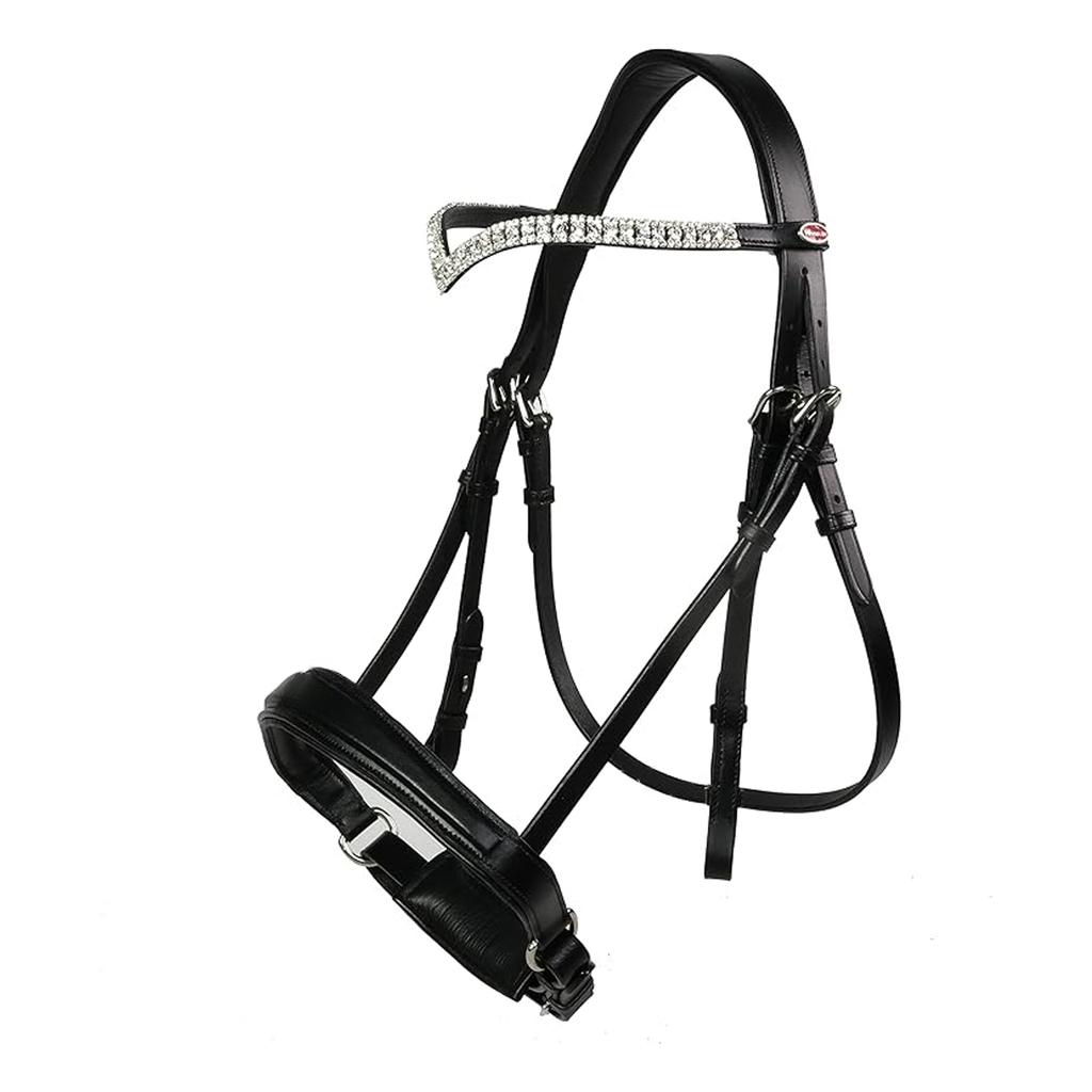 John Whitaker Lynton V Shape Horse Diamante Browband