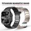 Titanium Bracelet for Apple Watch Ultra 2 49mm Series 10 9 8 7 Se 5 4 6 Magnetic Band for Iwatch Ultra 49 46mm 42mm 41mm 45 44mm