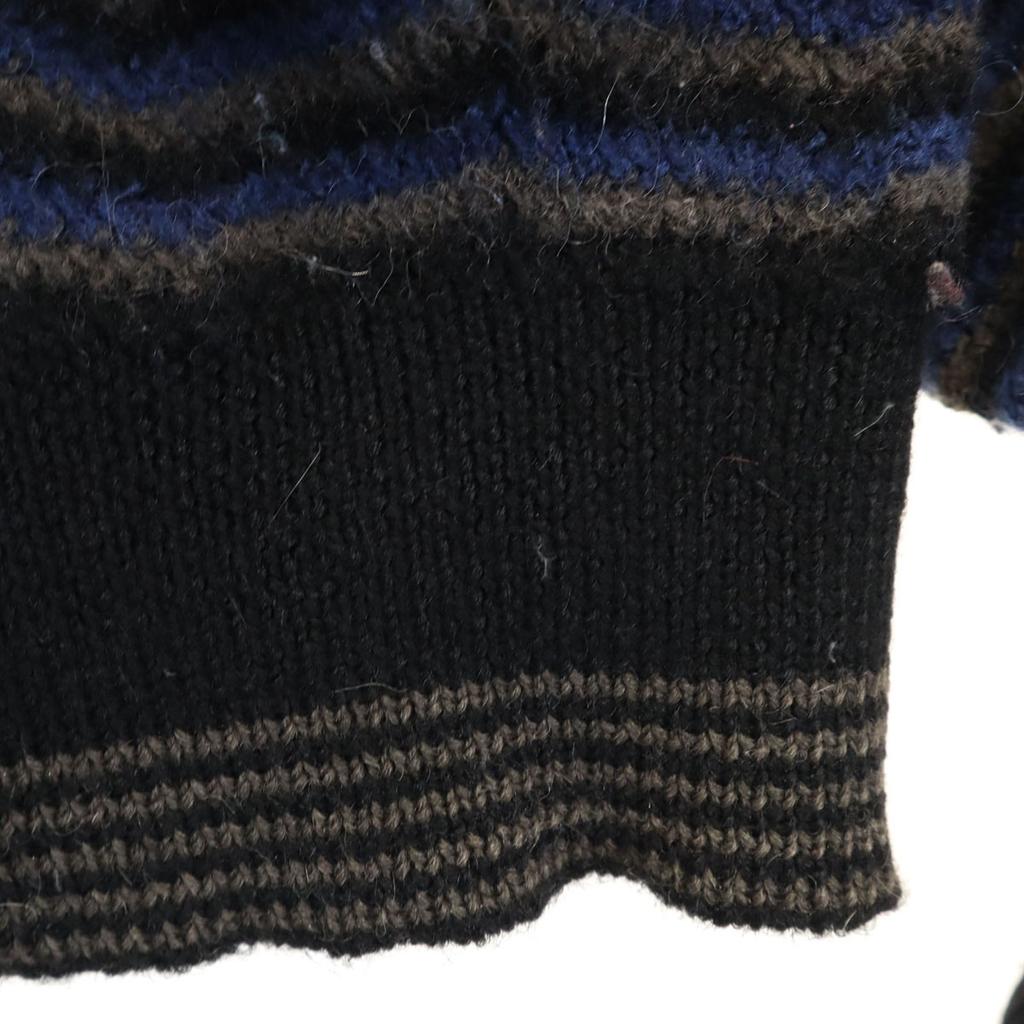 YVES SAINT LAURENT tricots 90s Wool Old Long sleeve V neck knit Women Used