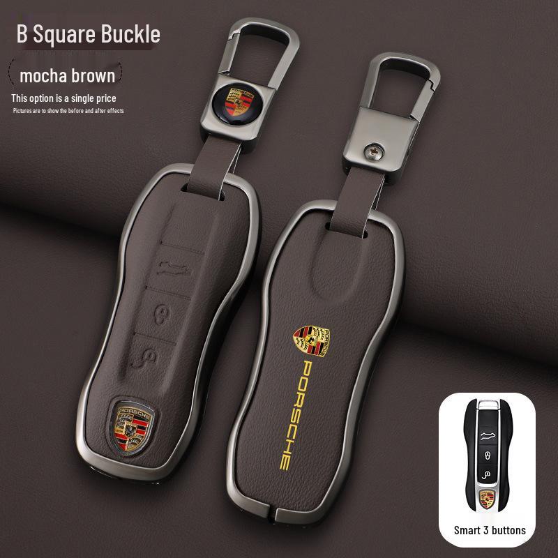 Porsche Key Case for New Macan, Cayenne, Panamera, 911, Maca, 718